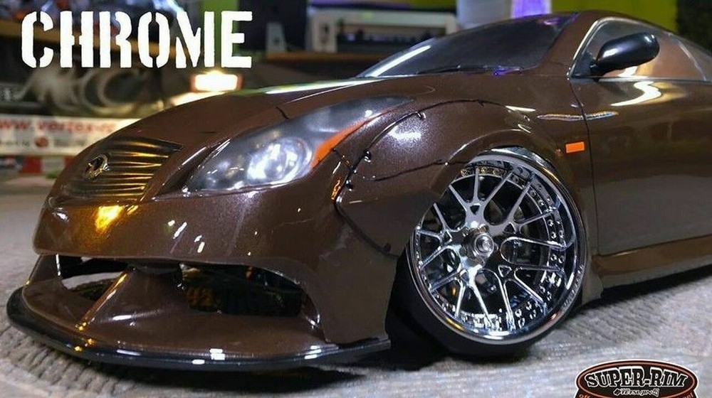 Tetsujin Wheels LYCORIS Inserts Adjustable Offset 3-6-9mm -CHROME- 4 PC TT-8355