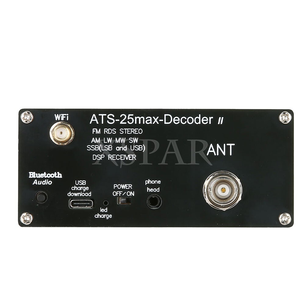 ATS25 Max Decoder II Bluetooth Full Radio Receiver FM SW SSB MW Touch Screen US☆