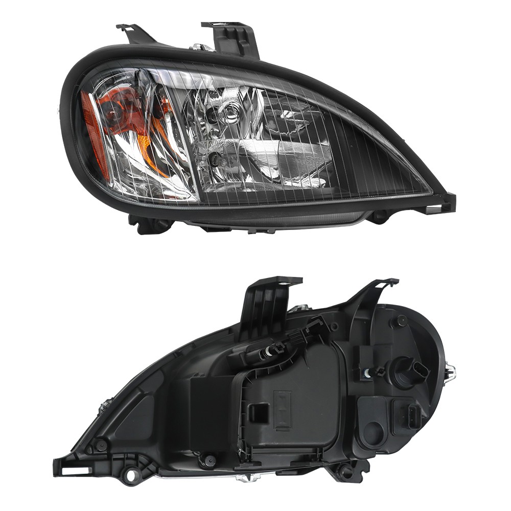 Driver Side Black Halogen Headlight Assembly for Freightliner Columbia 2004-2017