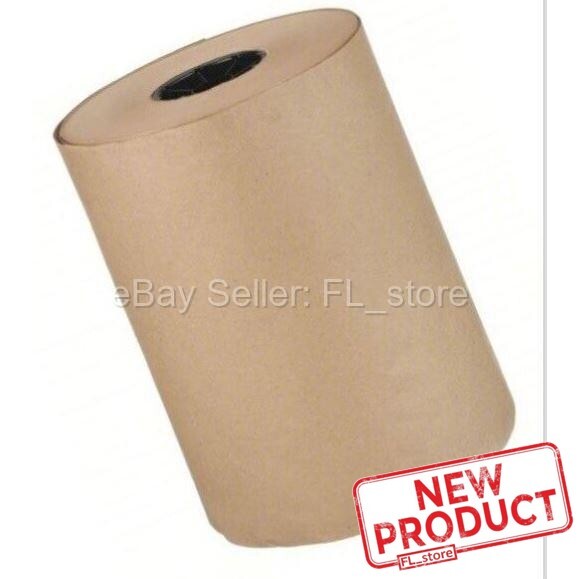 Brown Kraft Paper 12" x 720 Feet Roll 50 lbs Basis Weight Packaging Shipping