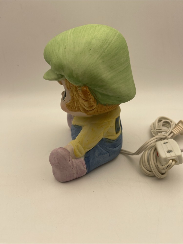 Vintage Interpur Boy Ceramic Night Light