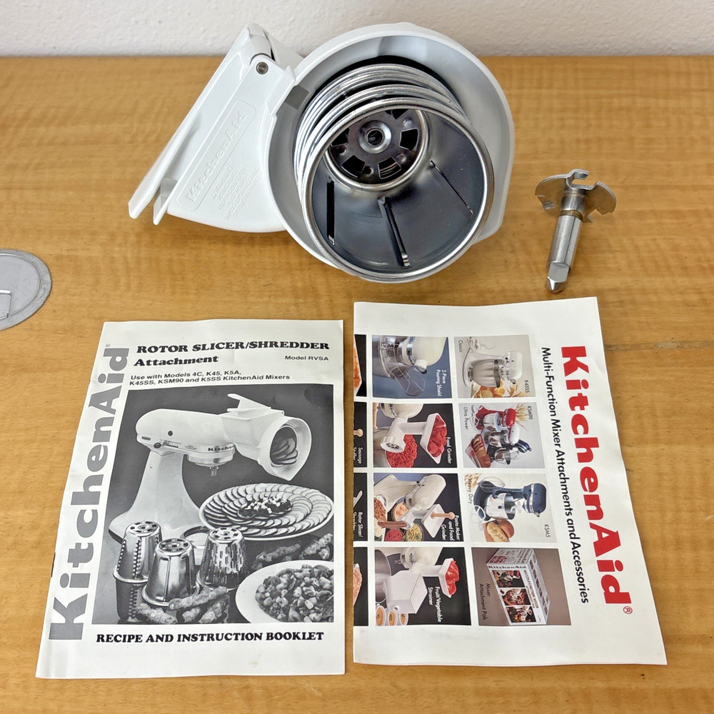 KitchenAid - Rotor Slicer Shredder RVSA Replacement Attachment - 4pc Cone Blades