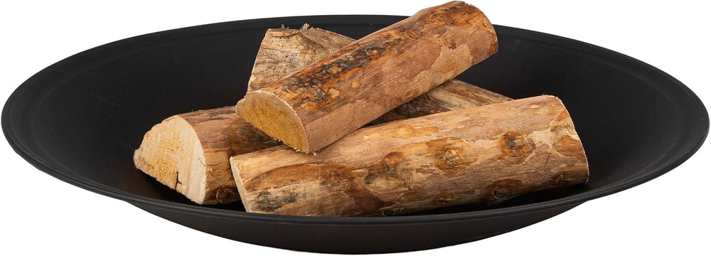 Fire Bowl - 24In Firepit Insert for DIY Fire Ring or Replacement - High Temp Fin