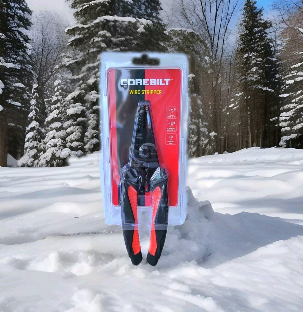 Corebilt Wire Stripper 8.5" Solid Wire Sizes 8-20