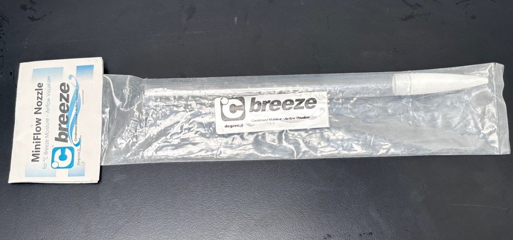 new Degree Controls MiniFlow Nozzle for C Breeze Moisture Airflow Visualizer