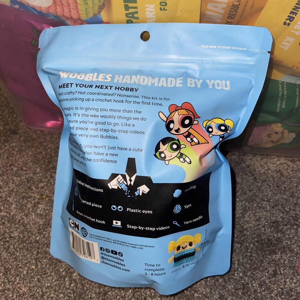 The Woobles Bubbles, Crochet Kit