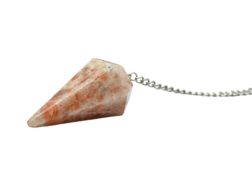 Sunstone Dowsing Crystal Pendulum