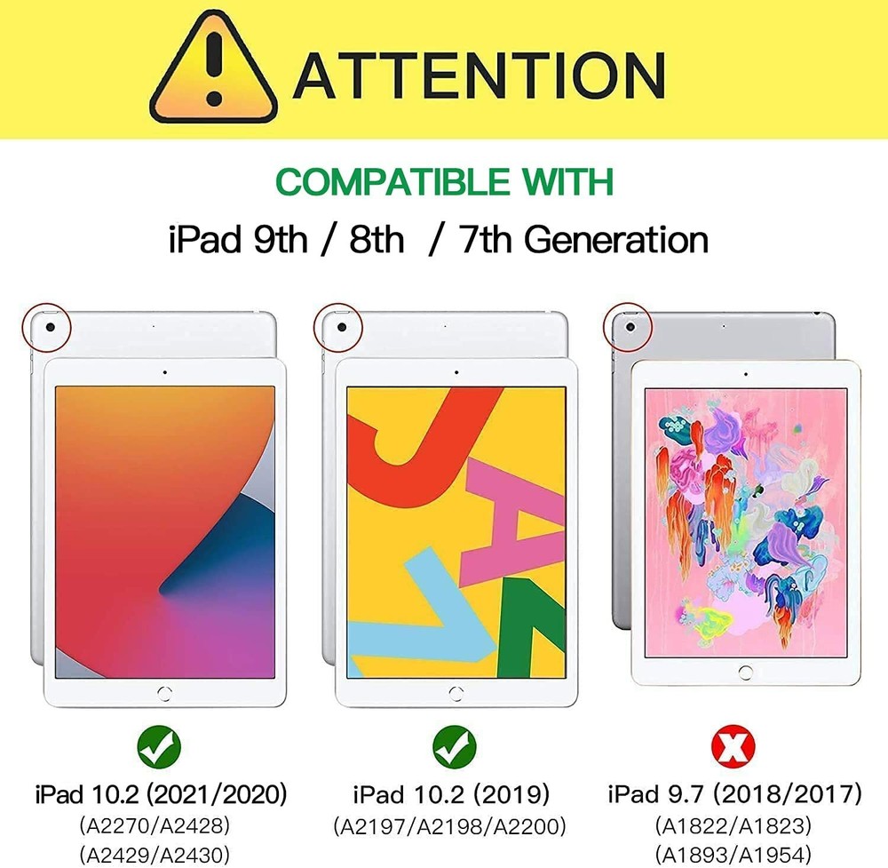 2PCS Tempered Glass Screen Protector For iPad 10.2 inch iPad 9th Generation 2021