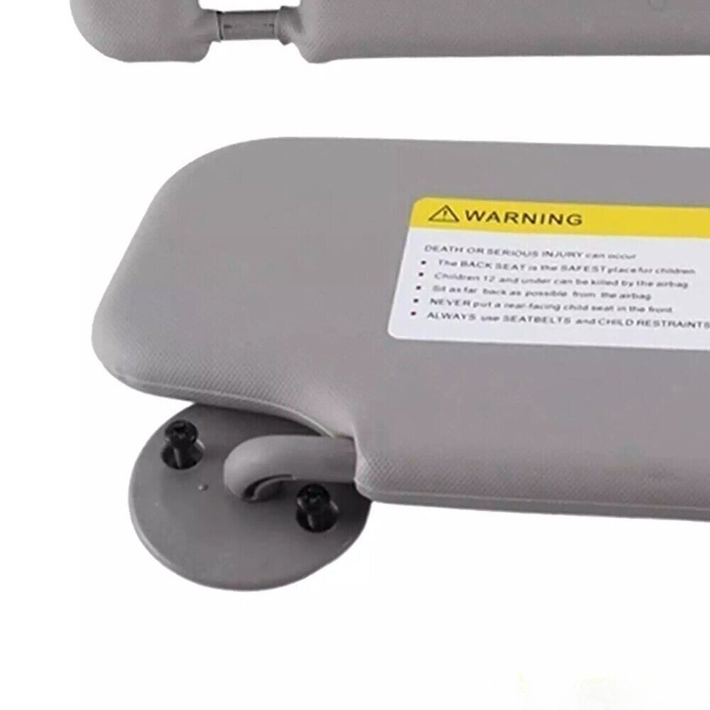 Sun Visor Set Gray for Chevrolet Driver & Passenger Side