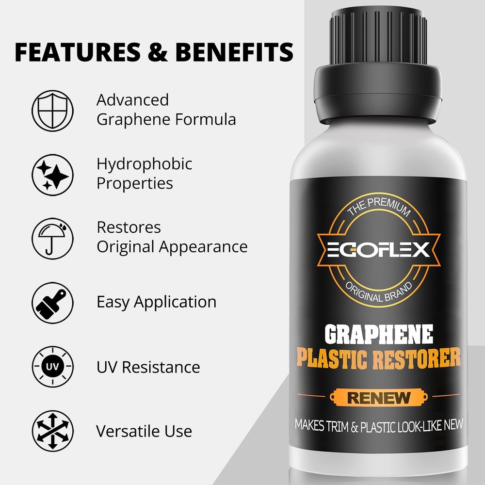 Graphene Plastic Restorer Trim Kit - Crystal Coating for...