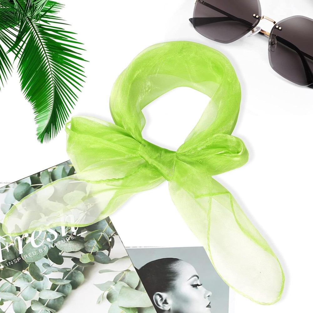 12pcs Square Juggling Silk Dance Scarves Magic Tricks Performance Props...