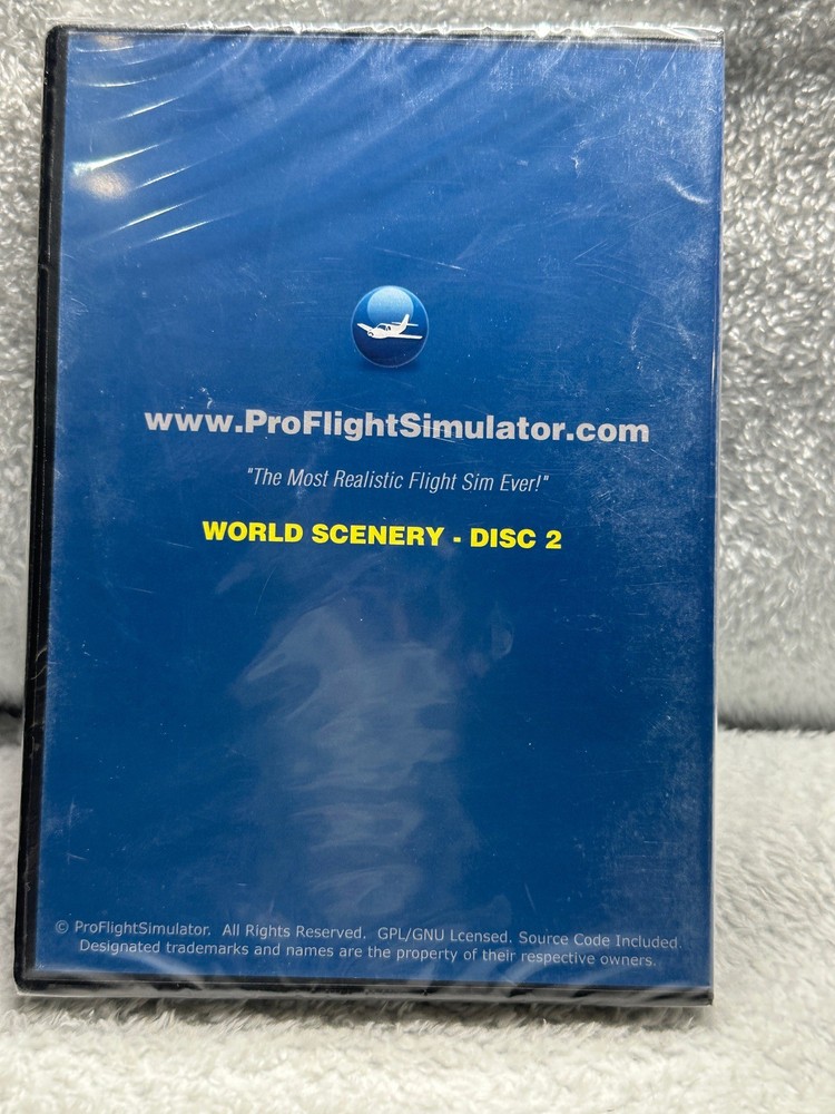 Proflight Simulator World Scenery Disc 2 PC Software Brand New Plastic Sealed