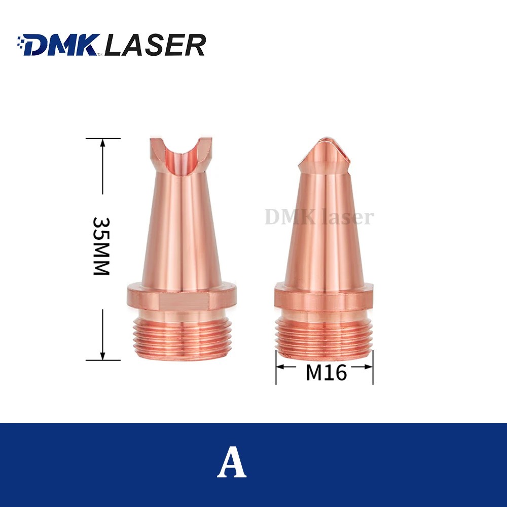 All type Copper Nozzle for Laser Welding Machine Thread M16 Wire Guiding For SUP