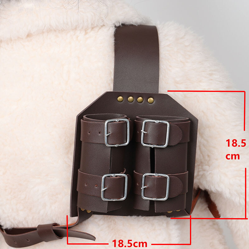 Medieval Double Sword Shoulder Back Sheath Scabbard Holder Warrior Shoulders US