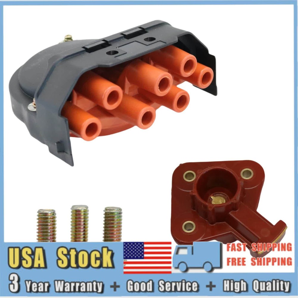 Distributor Cap&Rotor For BMW E23 E24 E28 E30 E31 E32 12111725070 12111734110 US