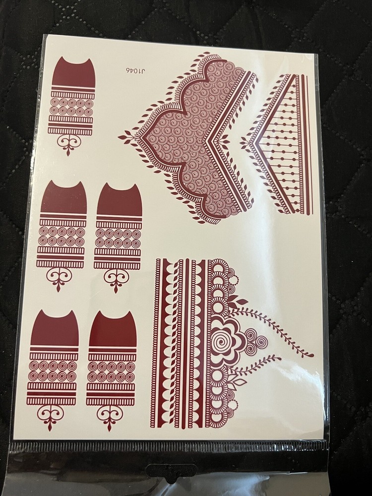 henna stickers