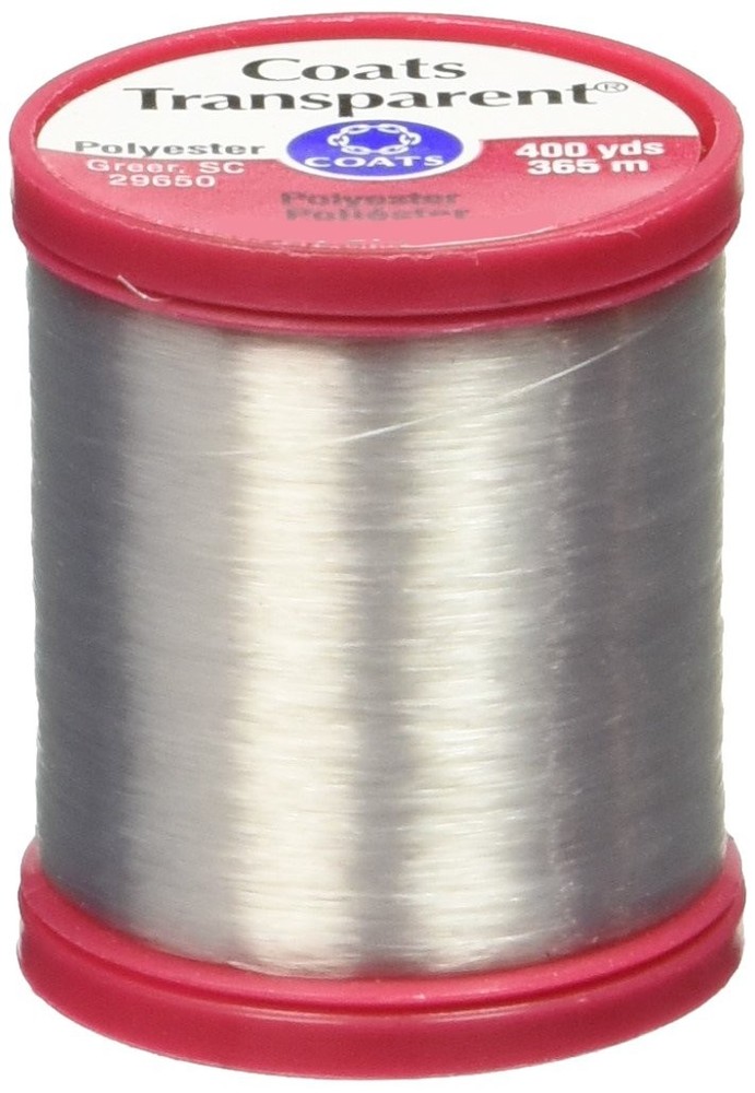 Coats S995-9900 Transparent Polyester Thread 400 Yard Spool Clear Finish