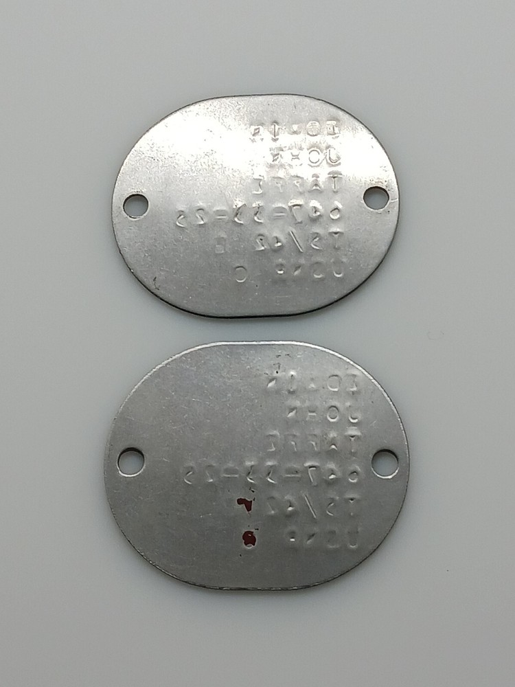 WWII 1942 USNR USN Dog Tags