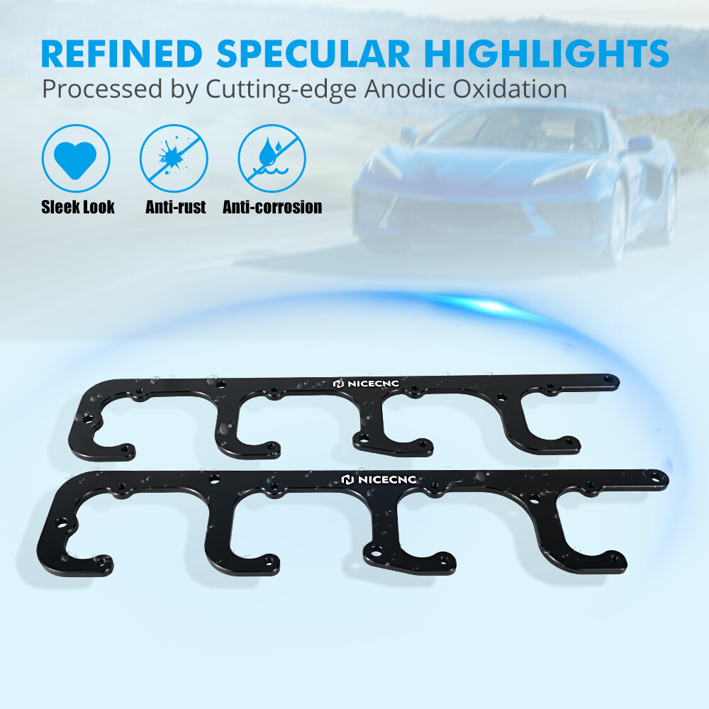 LS D580 Square Coil Brackets Set Coils Require Spacer Kit