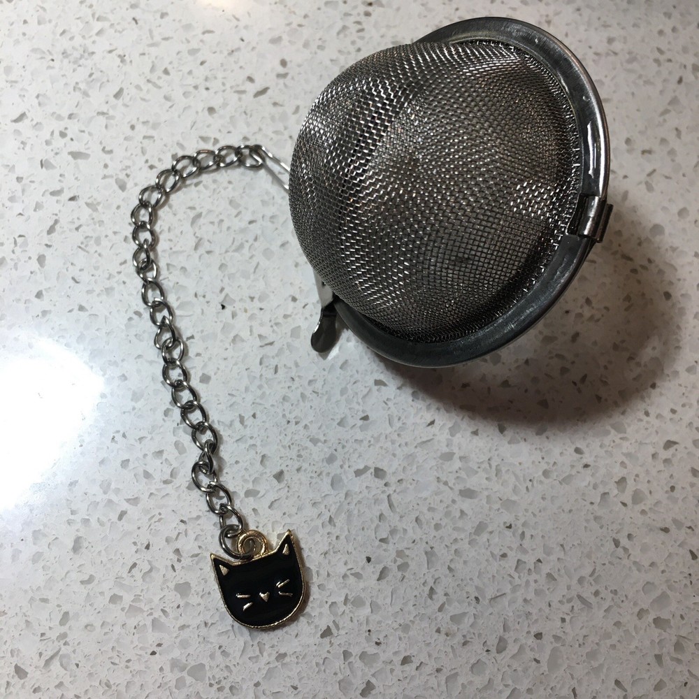 Black Cat Charm Tea Infuser