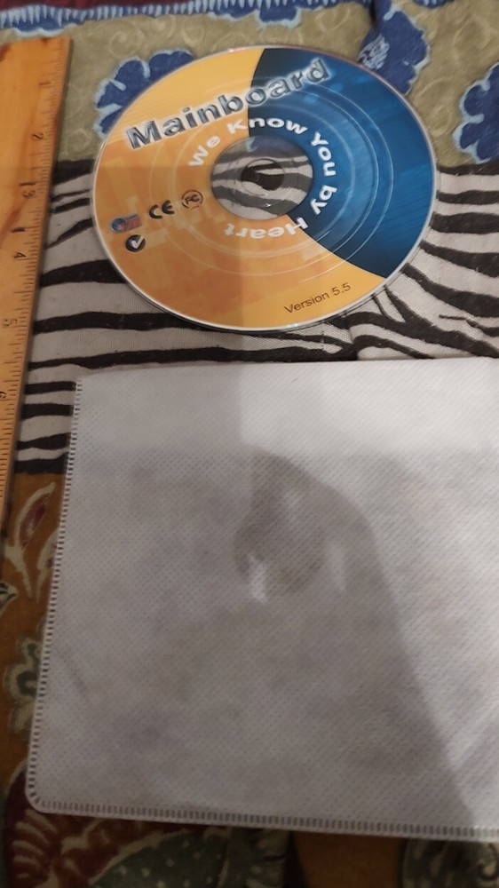 Mainboard Version 5.5 Software CD Rom Software Only RARE HTF 