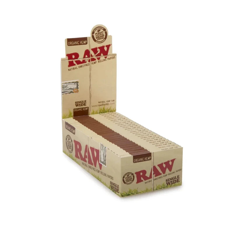 🔥RAW ROLLING PAPERS CLASSIC😎KING SIZE SUPREME💜FULL BOX 24 PACK
