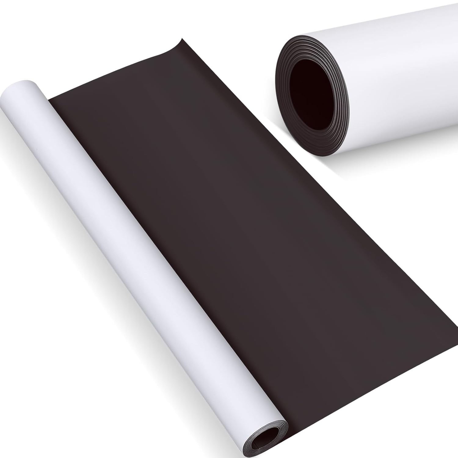 24 Inch X 10 Feet, 30 Mil Blank White Surface Magnet Sheets Magnetic Roll Printa