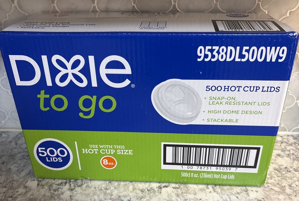 Dixie To Go 500 Hot Cup Lids 8 Oz