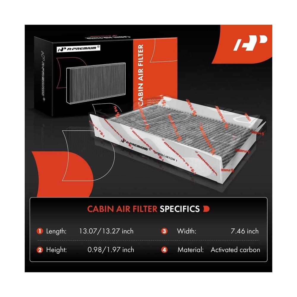 A-Premium Cabin Air Filter w/Activated Carbon Compatible with Merce... Fast Ship