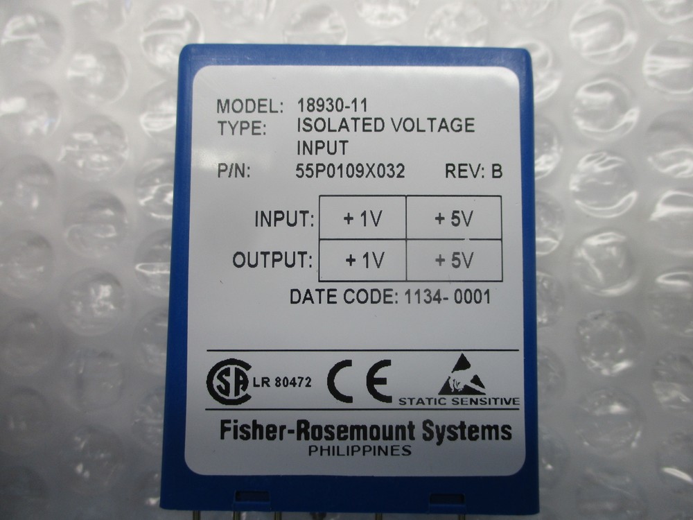 FISHER ROSEMOUNT 18930-11 55P0109X032 RELAY NSNP.