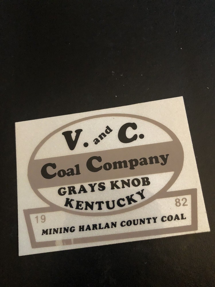 coal mining stickers nice older coal company
