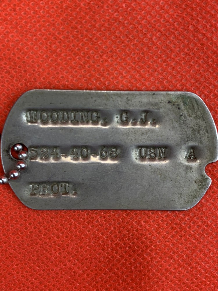 Original WW2 US Navy Sailor’s Dog Tag