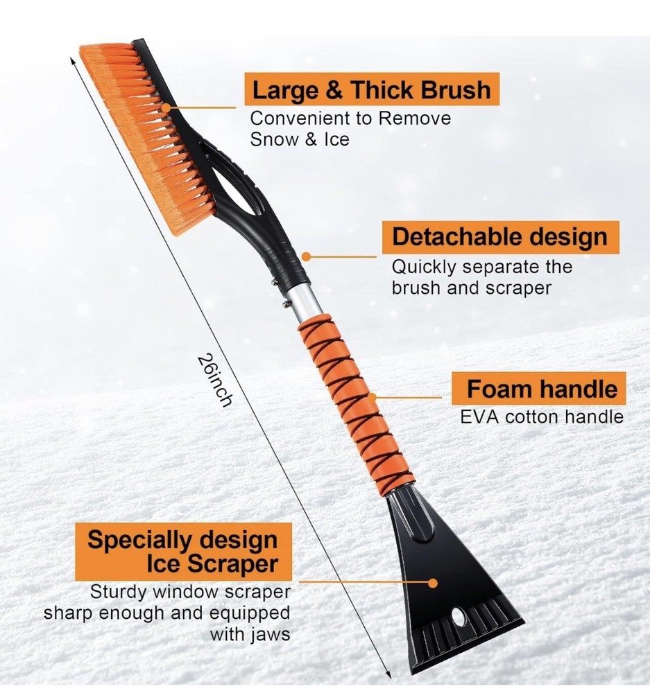 ice scrapers snow brushes