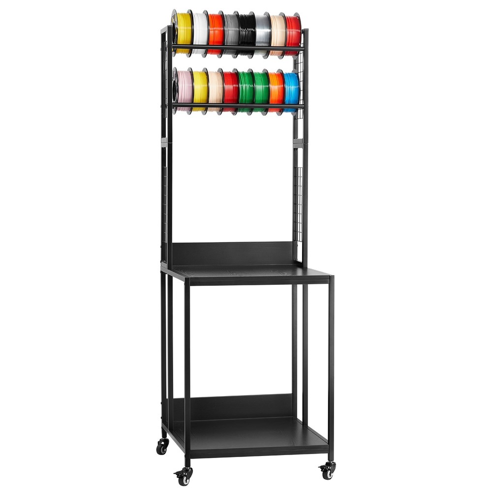 3D Printer Filament Storage Rack 4-Tier 3D Printer Stand with Storage