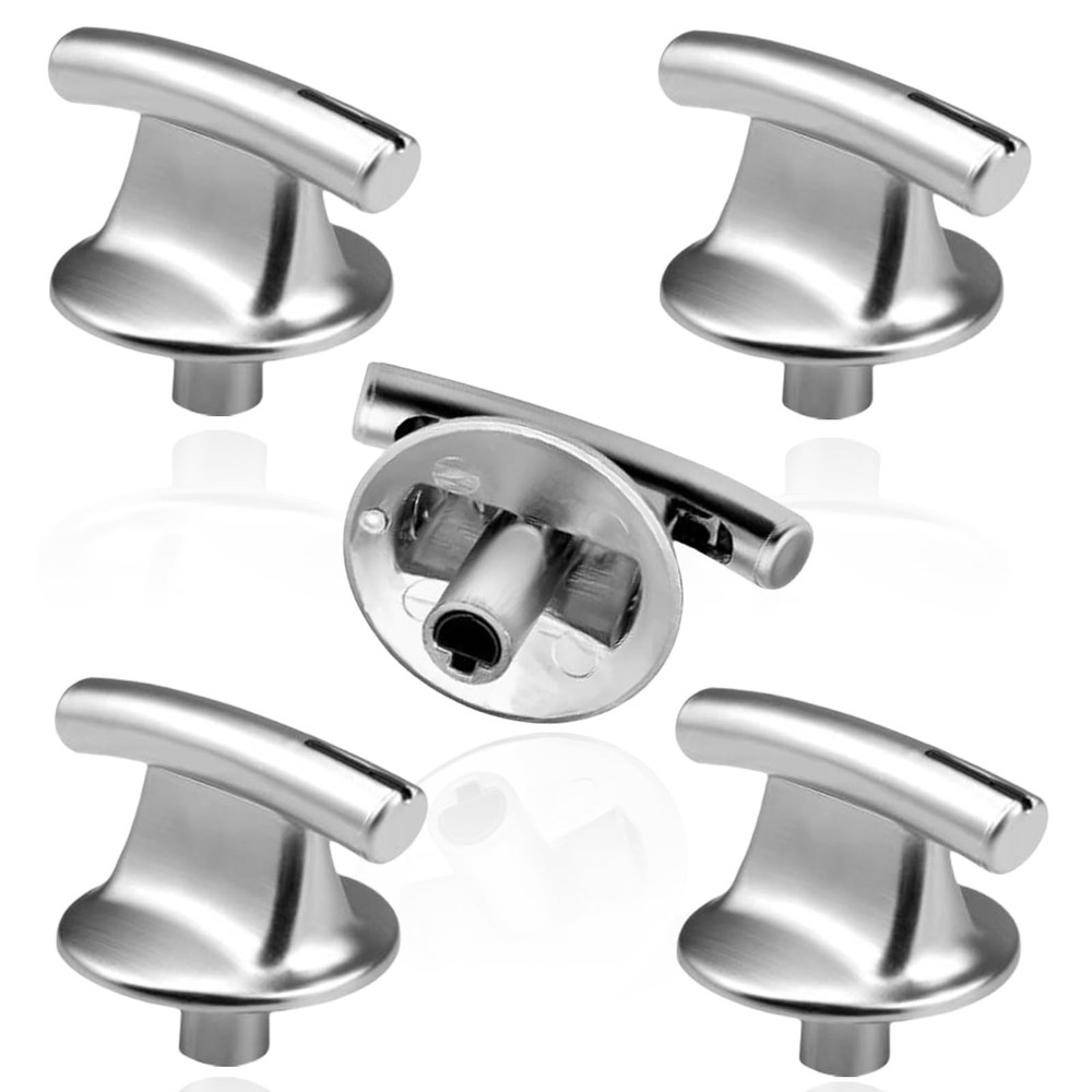74007918 Burner Knobs (5PCS) - Compatible with Jenn-Air JEC8536ADF, JEC8430AD...
