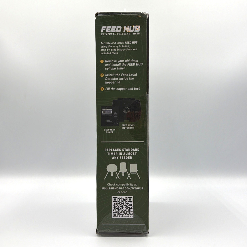 Moultrie Feed Hub - Universal Cellular Timer - Feed Level Detector **NEW**