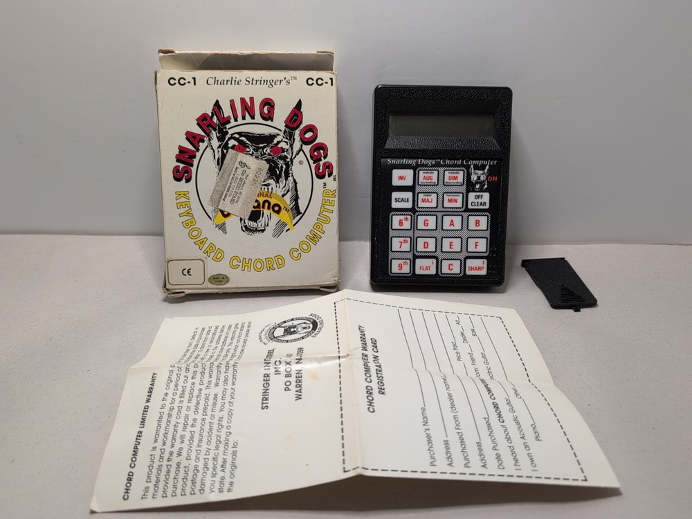 Snarling Dogs Keyboard Chord Computer Cc-1 Parts