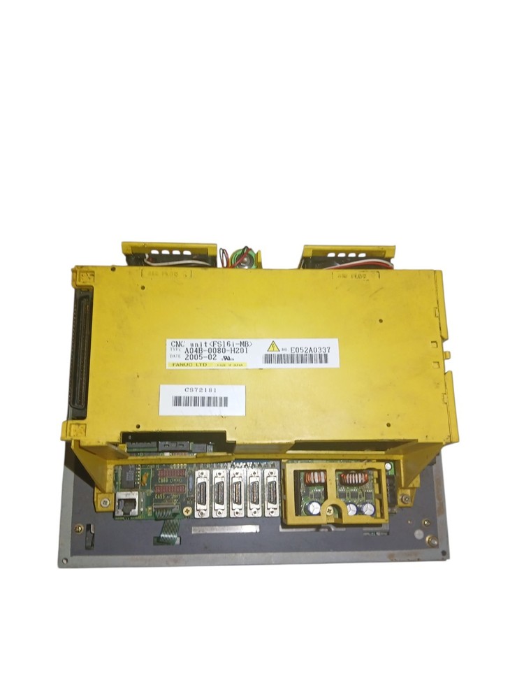 FANUC A04B-0080-H201 FS16i-MB CNC Control Unit Main CPU Board Untested