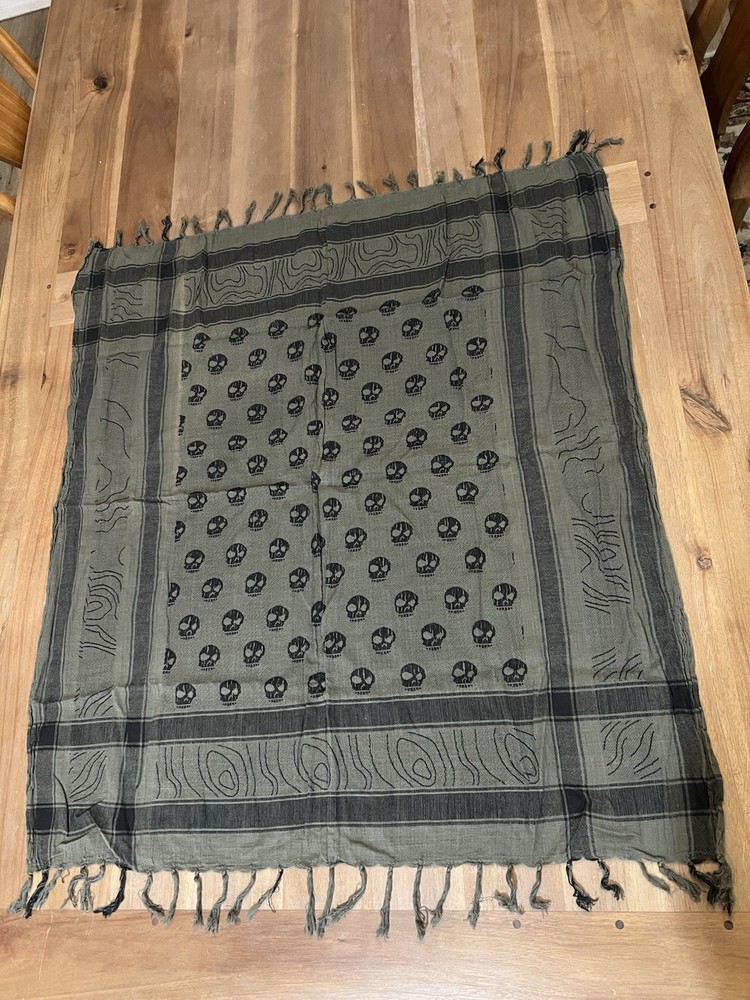 TAD triple aught design Skull Pattern Shemagh Scarf OD