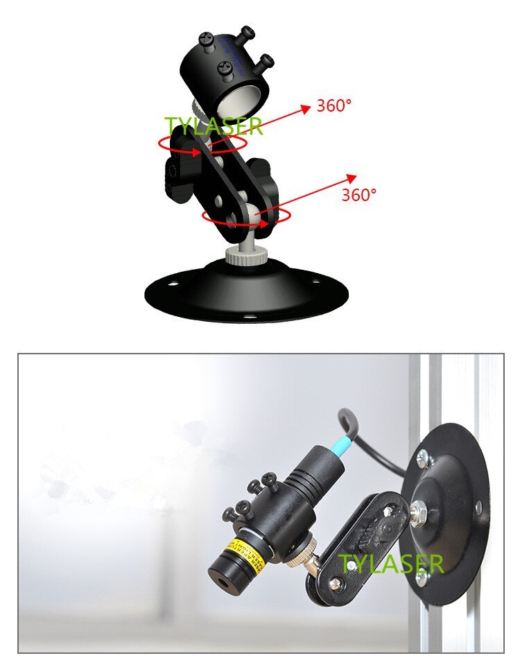 Laser Bracket 360 Degree Adjustment Laser Module Mount Fixed Accessories Holder