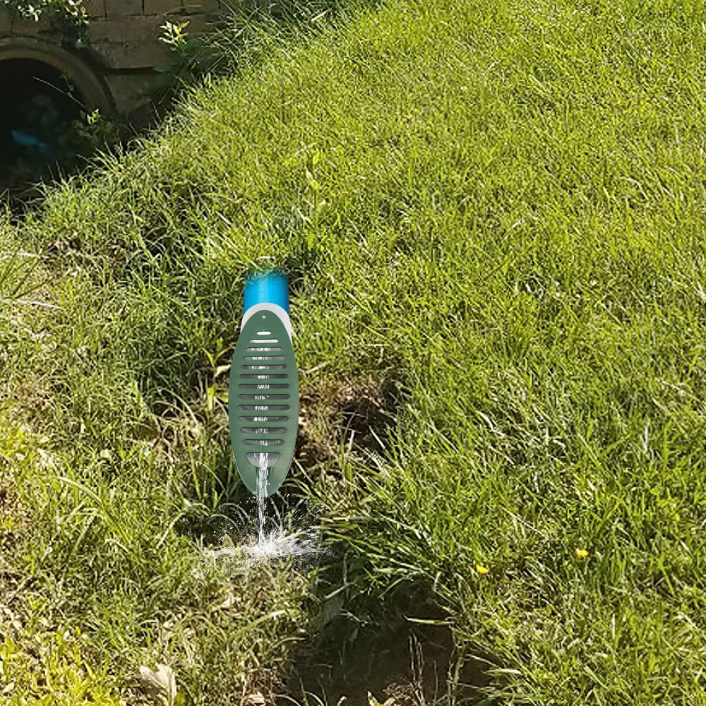 Yard Angled Drain Emitter Slope Drainage Pipe for Gutter Downspout Extensions