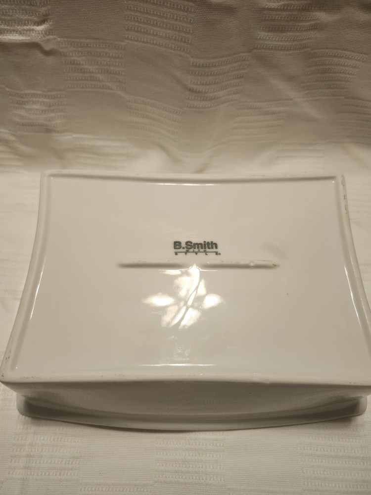 B Smith Casserole Warming Dish White