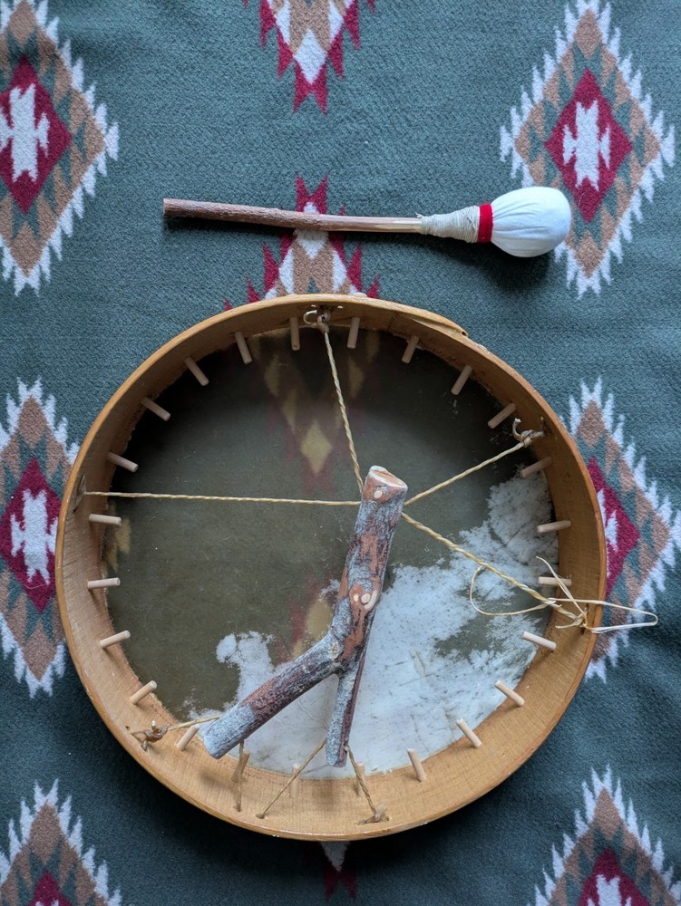 Handmade Pegged Horse Cedar Hoop Drum