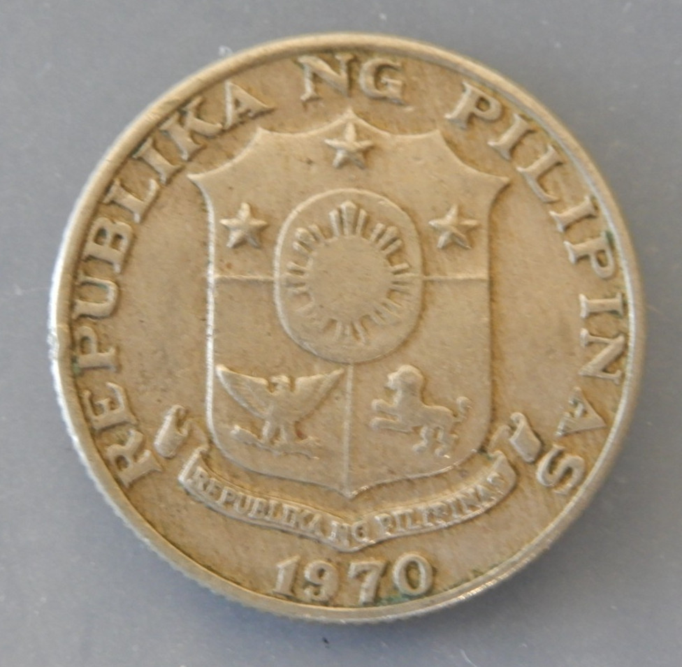1970 Philippines 25 Sentimos Coin