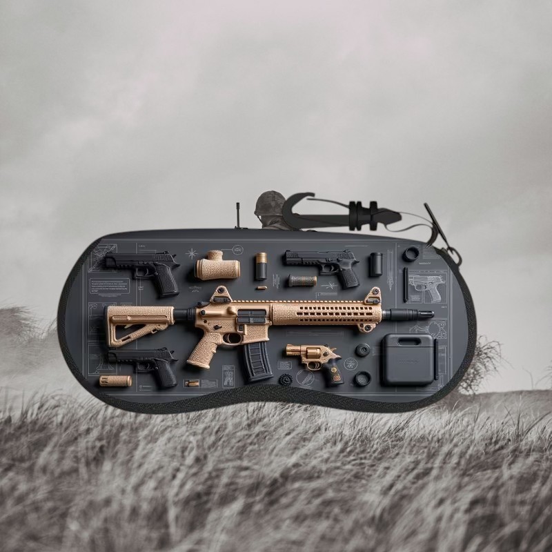 Tactical Glasses Pouch Soft Case Shockproof Sunglasses Case Protective Box
