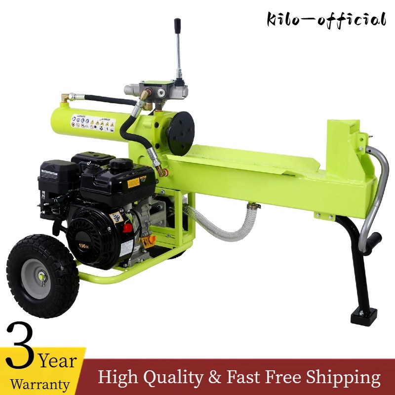 20Ton Portable Log Splitter Firewood Splitting Auto Return Ram System 7HP Engine