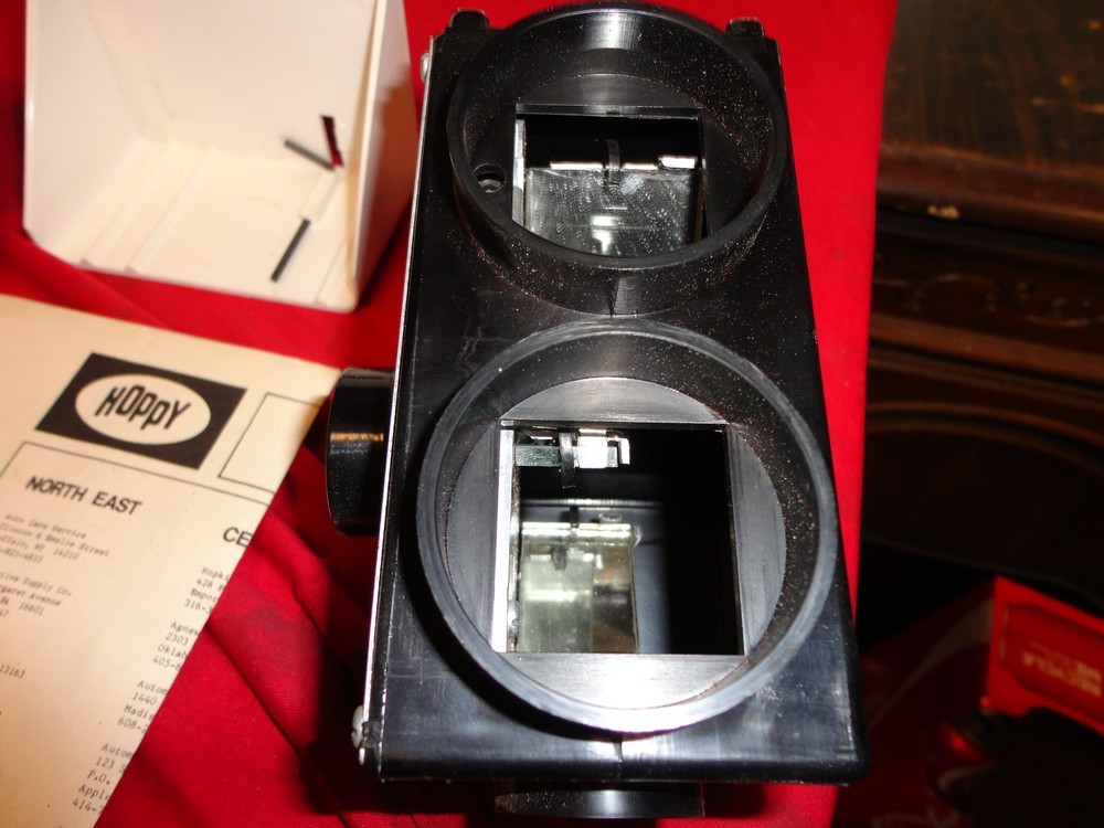 Vintage Hopkins Hoppy Split-image Transit Level Model G2 Case Instructions MINT