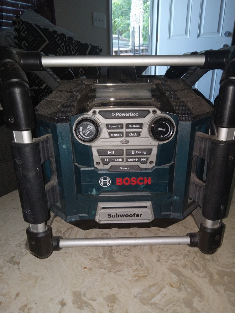 Subwoofer Bluetooth Boombox  Construction work speaker.