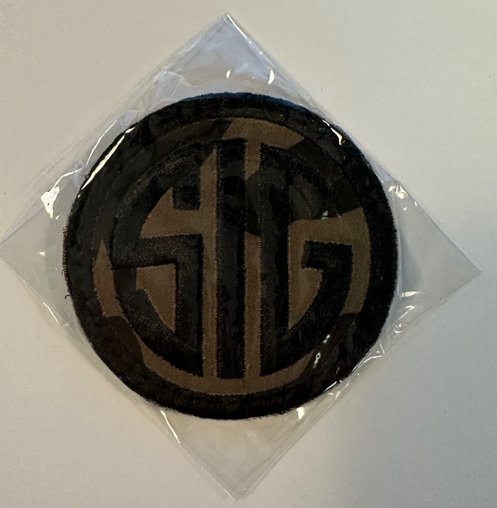 Sig Round Camo Patch with Hook Backing, 2.5" Diameter