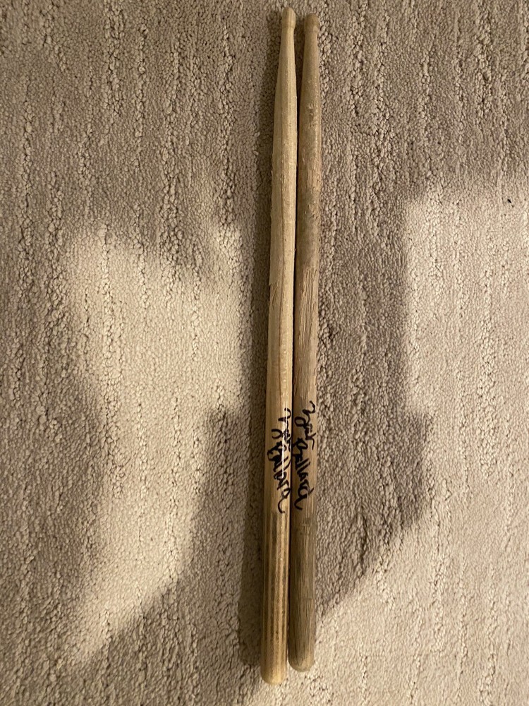 Zach Ballard Drum Sticks Signed